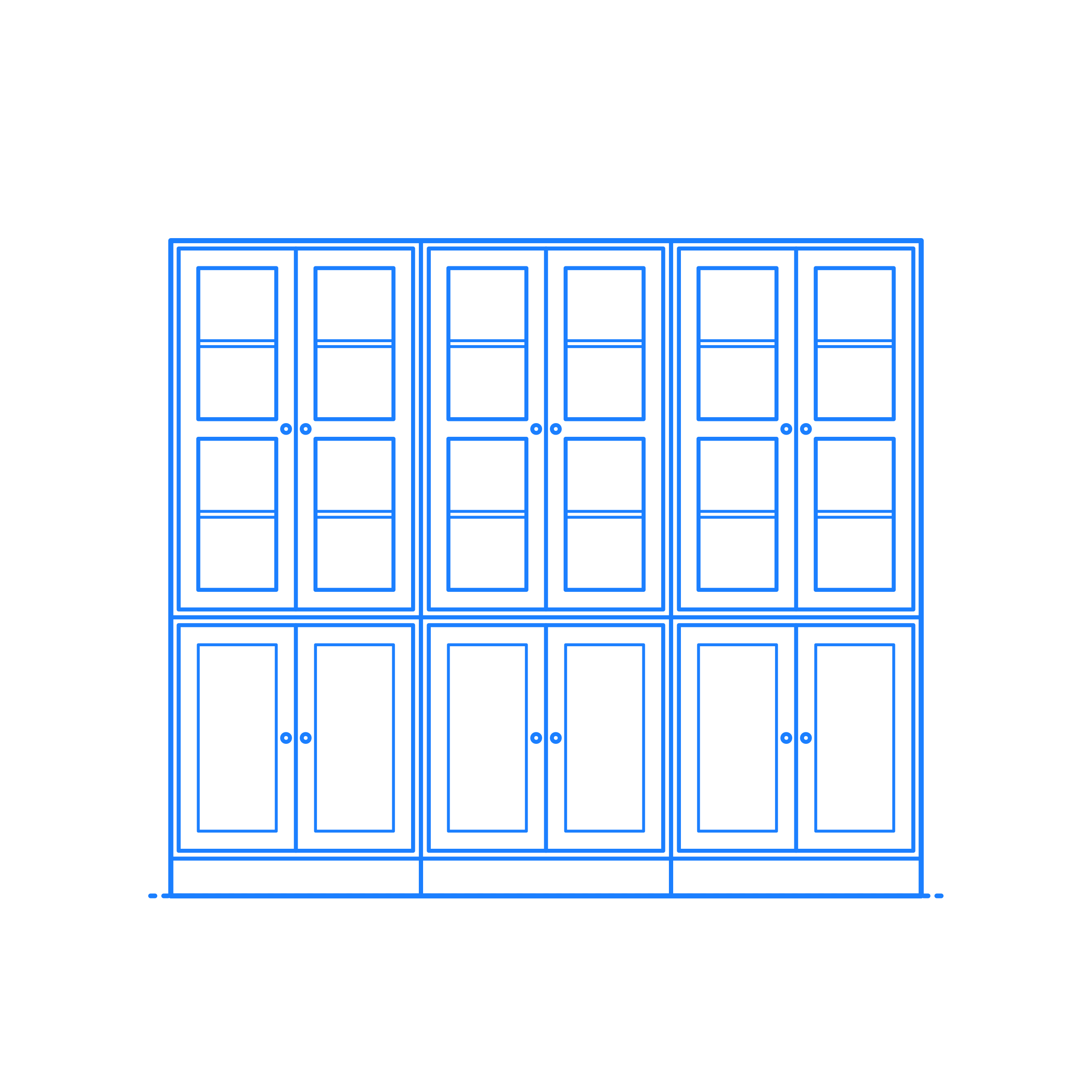 Furniture Display Cabinet Ikea Havsta Storage Combination Tall 3 Wide Outline Icon Svg Set Free Vectors